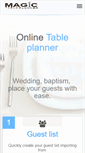 Mobile Screenshot of magictableplanner.com