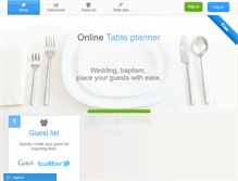 Tablet Screenshot of magictableplanner.com